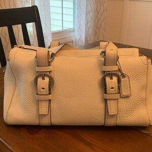 Coach Chelsea White Satchel